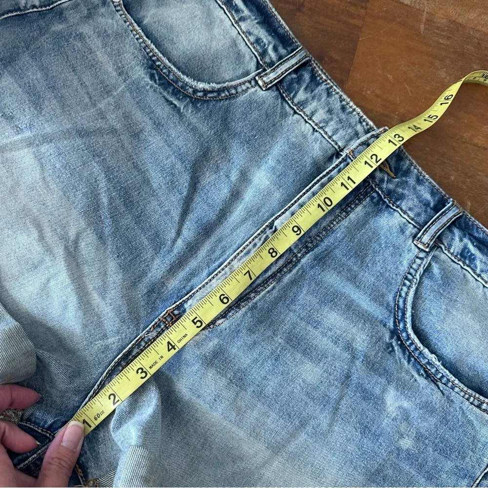 Anthropologie Pilcro Denim Blue Women's Shorts‎ Size 32 NWT - Picture 7 of 10